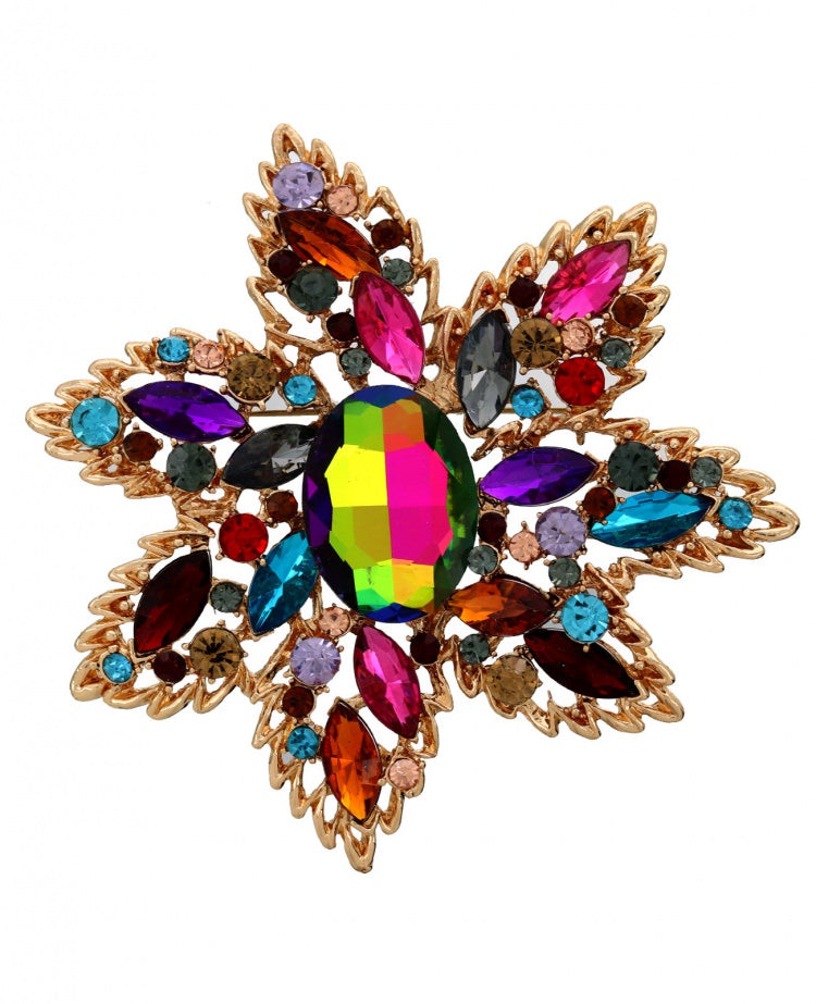 FLOWER BOMB BROOCH
